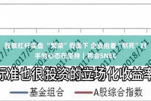 股票杠杆实盘 “繁荣”假面下 企业抱着“熬死”对手的心态在坚持｜再会SNEC