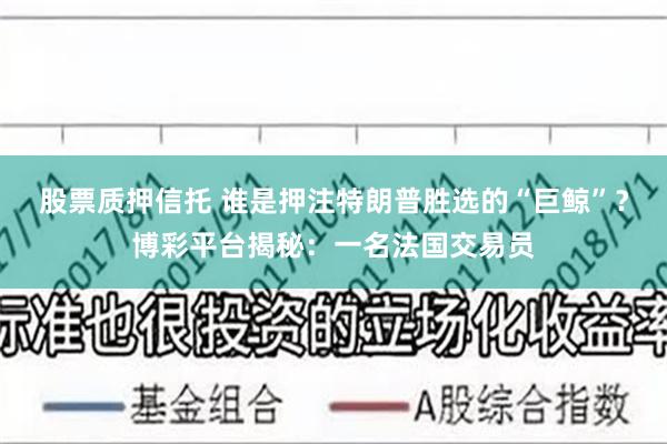 股票质押信托 谁是押注特朗普胜选的“巨鲸”？博彩平台揭秘：一名法国交易员